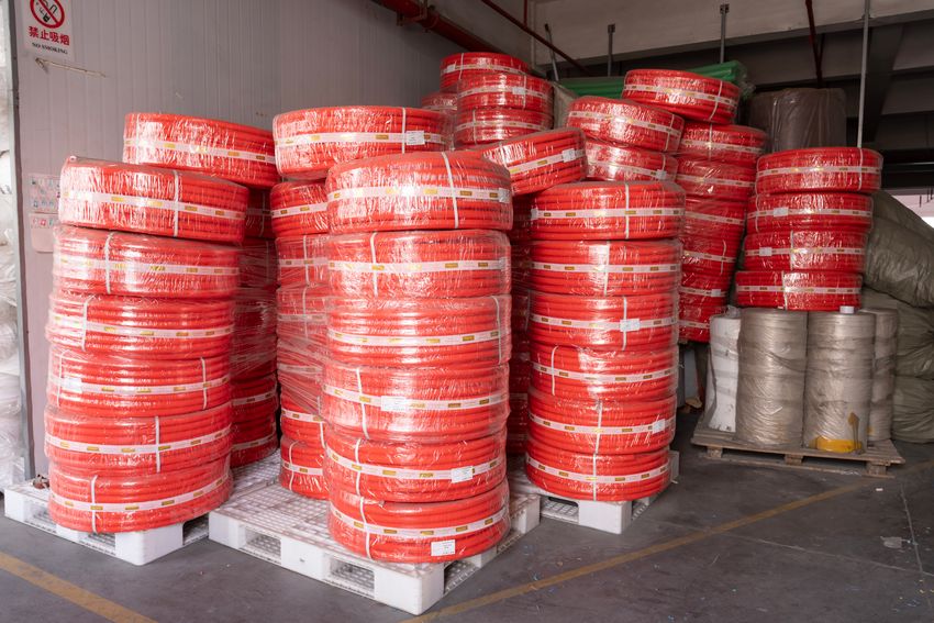 Packed ODEN inventory ready for handling and shipment planning