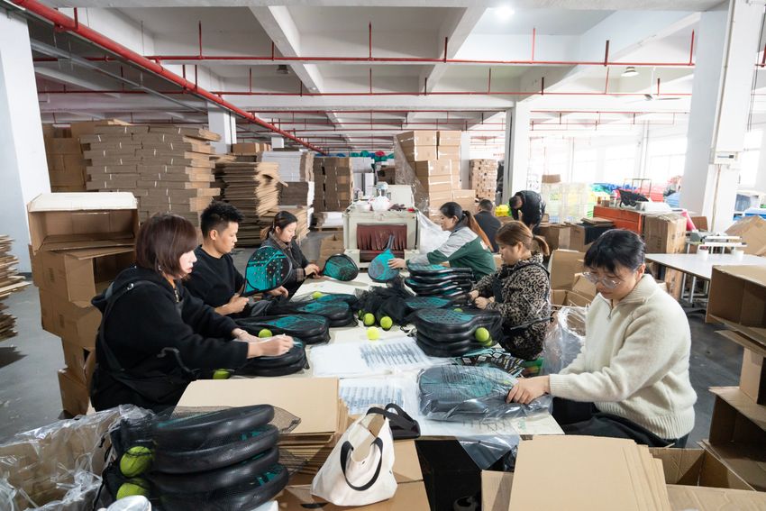 ODEN assembly team handling product preparation work